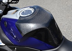 Magical Racing マジカルレーシング タンクエンド YZF-R25 YZF-R3 YAMAHA ヤマハ タンクカバー タンク関連 外装 素材：綾織カーボン製 / MagiVeilセラミックコーティング：あり
