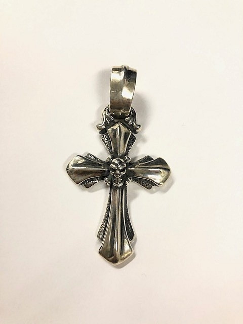 部品屋K&W 【Bill Wall Leather(ビルウォールレザー)】2005 Cross w／skull＆crossbones Pendant その他グッズ バイク関連グッズ 66,880円
