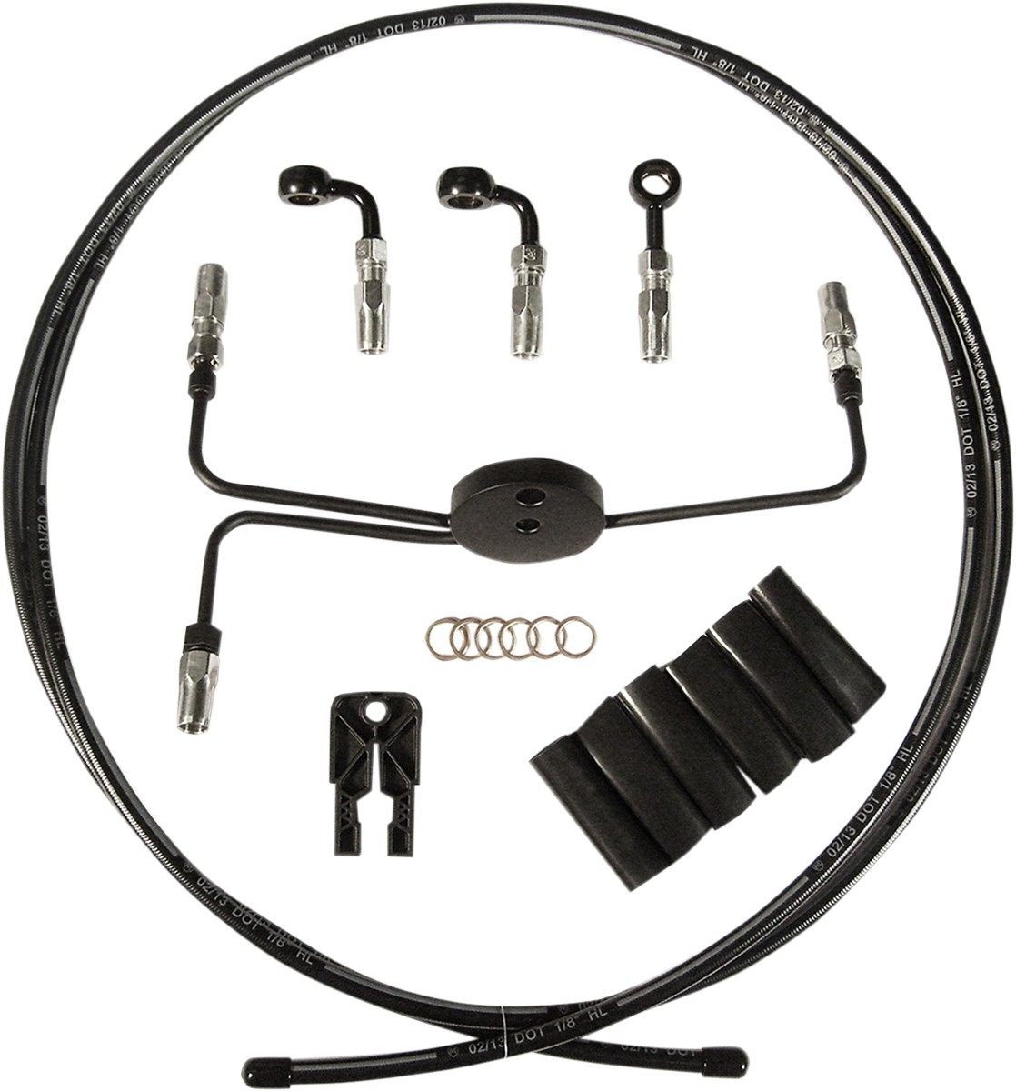 MAGNUM マグナム CLUTCH LINE KIT BYO BLK [1132-0829] HARLEY-DAVIDSON ハーレーダビッドソン クラッチワイヤー ハンドル周辺パーツ ハンドル