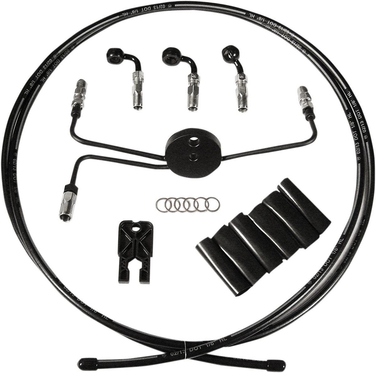 MAGNUM マグナム CLUTCH LINE KIT BYO BLK [1132-0830] HARLEY-DAVIDSON ハーレーダビッドソン クラッチワイヤー ハンドル周辺パーツ ハンドル