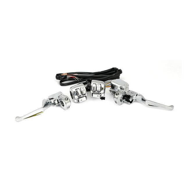 MCS エムシーエス ハンドルバー コントロールキット【HANDLEBAR CONTROL KIT】 ブレーキ・クラッチレバーセット ハンドル周辺パーツ ハンドル