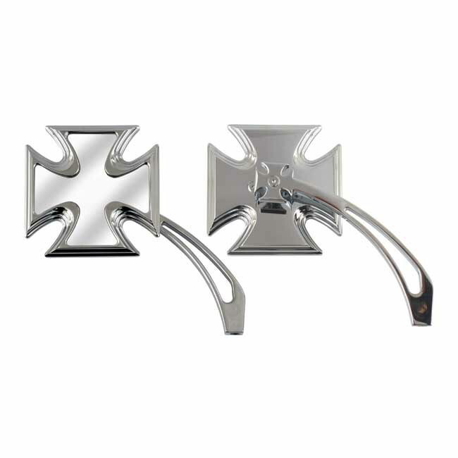 MCS エムシーエス ミラードナール 左/右【MIRROR DONAR LEFT OR RIGHT】 65-UP H-D HARLEY-DAVIDSON ハーレーダビッドソン ミラー ハンドル