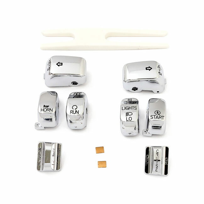 MCS エムシーエス ハンドルバー スイッチキャップキット【HANDLEBAR SWITCH CAP KIT】 02-13 FLHRC FLHR CRUISE CONTROL MODELS HARLEY-DAVIDSON ハーレーダビッドソン その他ハンドルスイッチオプション・補修部品 ハンドル周辺パーツ ハンドル