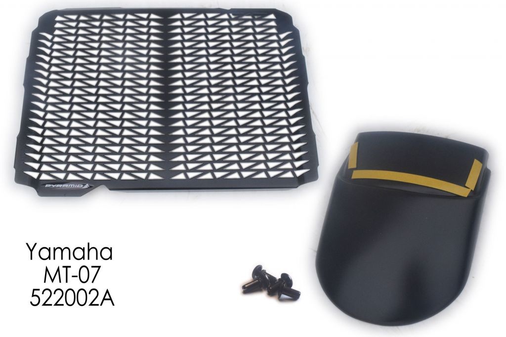 Pyramid Plastics ピラミッドプラスチック ラジエーター・ガード(Radiator Guard) FZ07 MT07 YAMAHA ヤマハ ラジエーターコアガード・オイルクーラーコアガード 冷却関連 エンジン｜ウェビック　店 14,861円