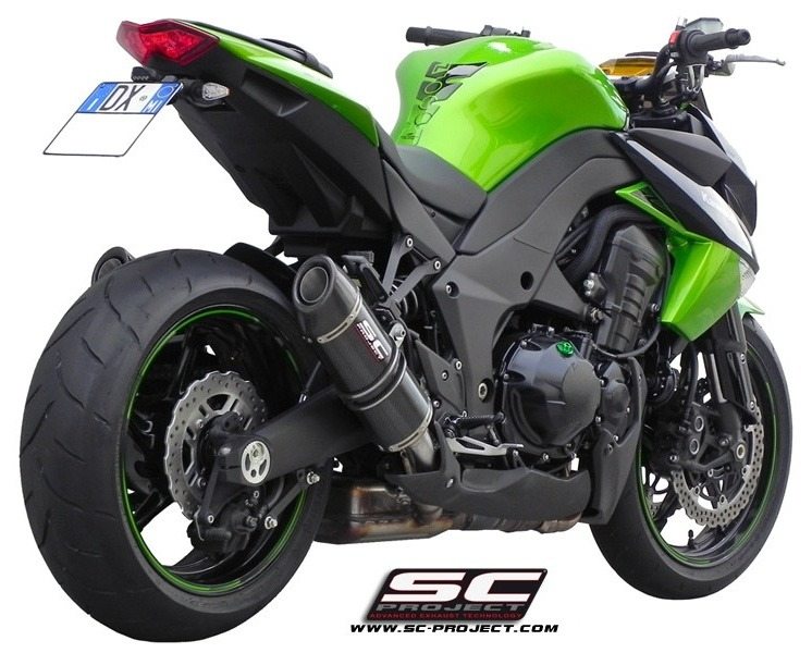 SC-PROJECT SCプロジェクト オーバル スリップオンサイレンサー NINJA 1000 Z1000 KAWASAKI カワサキ スリップオンマフラー マフラー サイレンサータイプ：カーボンサイレンサー (カーボン製テイルエンドカバー付き)