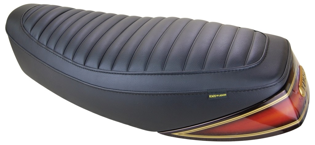 K&H ケイアンドエイチ　SR400 ダブルシート ダブルシート タイプ3 Bステッチ 〜09SR400/500｜K＆H