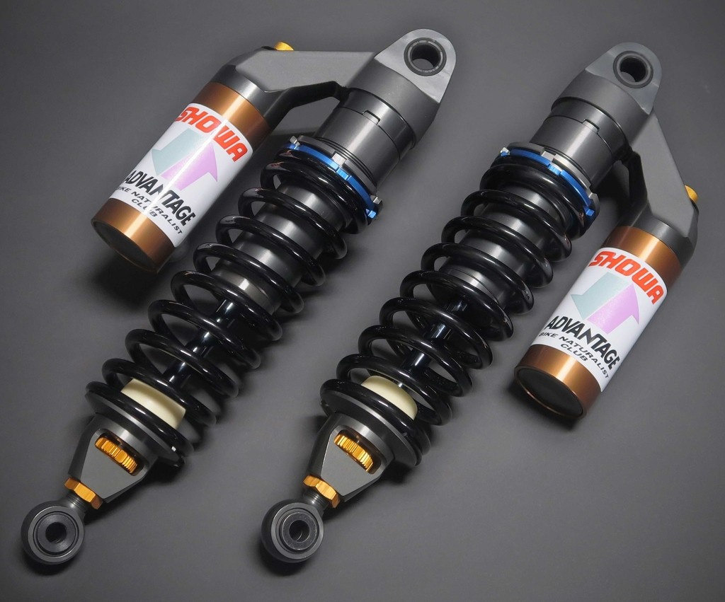 ADVANTAGE アドバンテージ SHOWA[ショーワ] RSリアサスペンション(削り出しイニシャルアジャスター) GB350 HONDA ホンダ リアサスペンション サスペンション 足回り カラー：ダイアモンドブラック