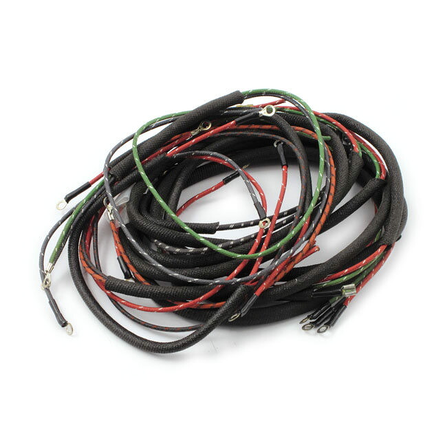 MCS エムシーエス コンプリートワイヤハーネス【COMPLETE WIRING HARNESS】 65-66 XLH XLCHNU WITHOUT MAGNETO HARLEY-DAVIDSON ハーレーダビッドソン その他ハーネス スイッチ・ハーネス関係 電装系｜ウェビック　店
