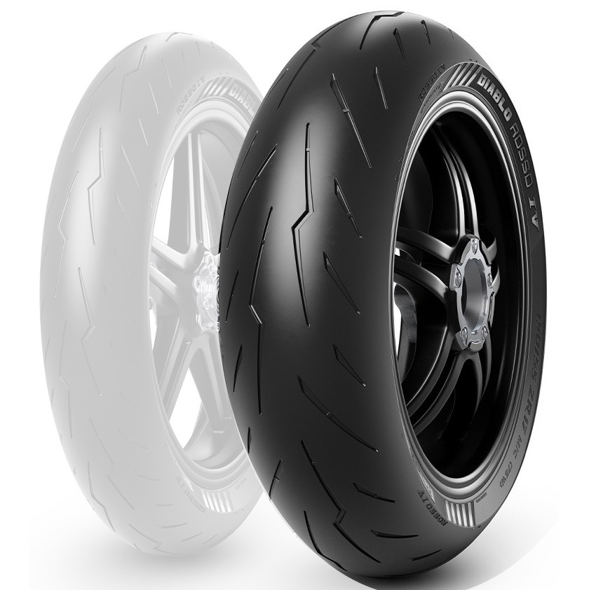 PIRELLI ピレリ DIABLO ROSSO IV 【180/55 ZR 17 M/C (73W) TL】 ディアブロ ロッソ タイヤ オンロードタイヤ・スポーツ オンロードタイヤ