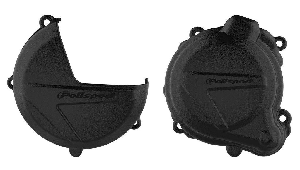 POLISPORT ポリスポーツ CLUTCH AND IGNITION COVER PROTECTOR KIT クラッチ イグニッション カバー  プロテクター キット RR250 2T RR300 X-TRAINER 300 最大の割引