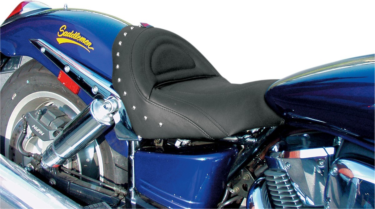 SADDLEMEN サドルメン ソロシート スタッド付き VTX1800 【SOLO W/STUDS， [H4130J]】 VTX1800C 2002 - 2008 HONDA ホンダ シート シート関連 外装｜ウェビック　店