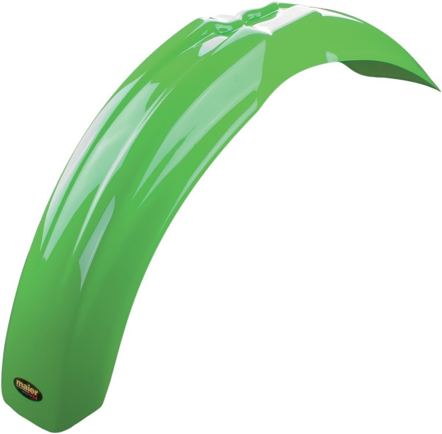 MAIER メイヤー フロントフェンダー グリーン KX’S 93用【FRT FENDER 93 GREEN [M14480]】 KDX200 KDX220R 1997 - 2005 KLX250R KLX300R 2007 KX125 1993 2002 KX250 KX500 KAWASAKI カワサキ フェンダー関連 外装