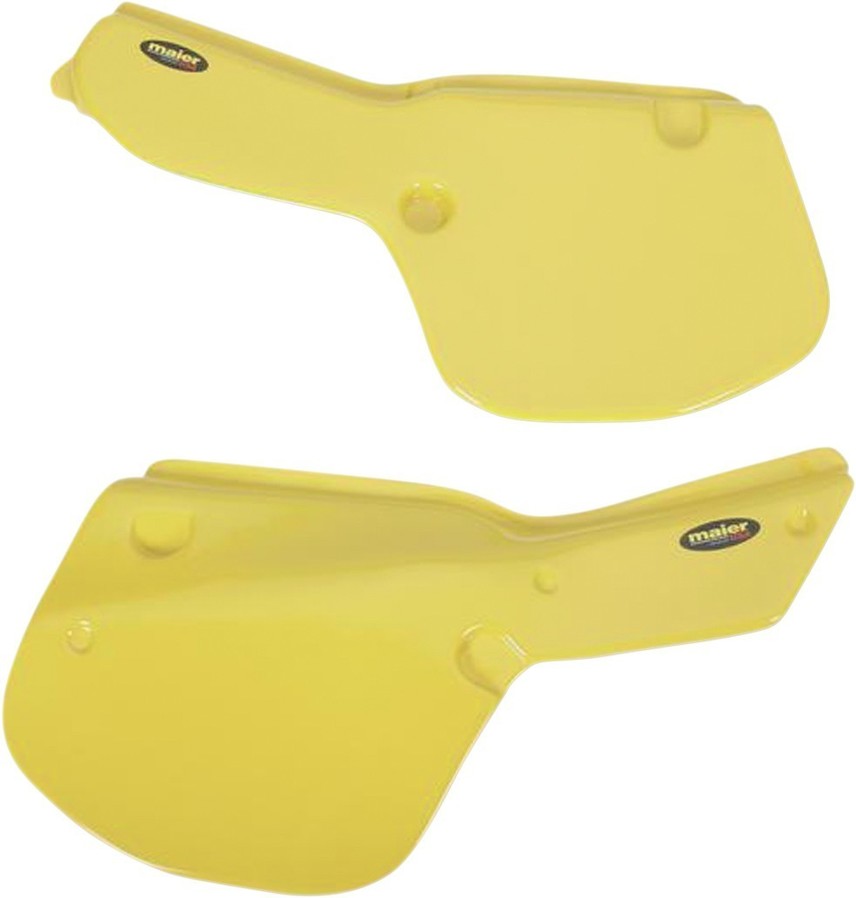MAIER メイヤー サイドプレート イエロー YZ250 1984-85用【SIDEPLATES 84-5 YEL [M23472]】 1984 - 1985 YZ490 YAMAHA ヤマハ サイドカウル・サイドカバー カウル関連 外装