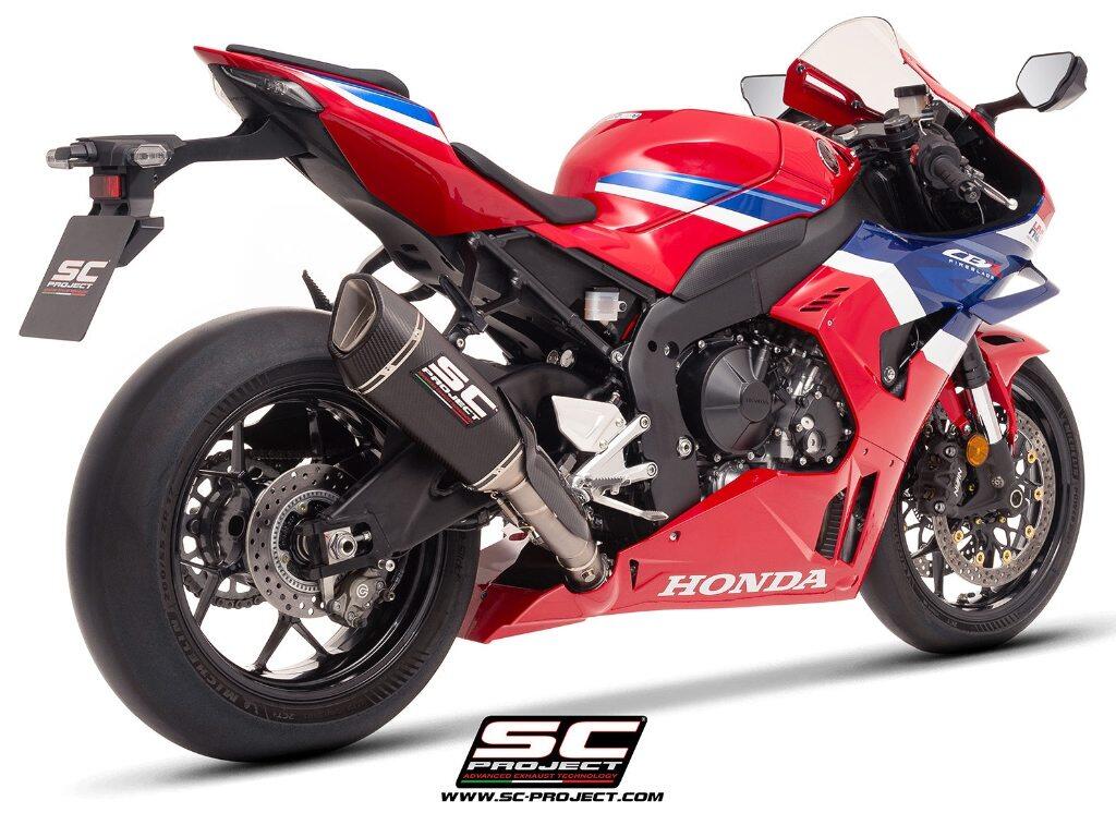 SC-PROJECT SCプロジェクト SC1-R スリップオンサイレンサー (250mm) ＆ 排気バルブ付き フルチタンリンクパイプ (消音バッフル付属) CBR1000RR-R FIREBLADE HONDA ホンダ スリップオンマフラー マフラー