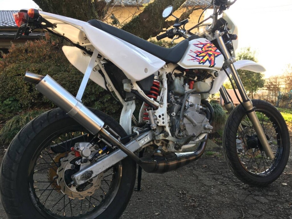 RSヨコタ レーシングショップヨコタ CRM80走り屋倶楽部スティール手巻き チャンバー CRM80 HONDA ホンダ マフラー