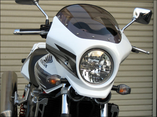 CHIC DESIGN シックデザイン マスカロード CB1300スーパーフォア HONDA ホンダ ビキニカウル カウル関連 外装 スクリーンカラー：クリア / カラー：パールサンビームホワイト