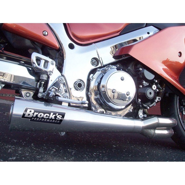 Brock’s ブロックス ステンレスサイドワインダー メガホン ポリッシュ GSX-R1000 SUZUKI スズキ フルエキゾーストマフラー マフラー