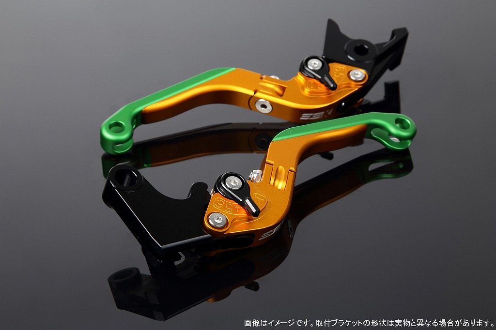 SPEEDRA スピードラ アルミビレットアジャストレバーセット 可倒延長式 125DUKEデューク 200DUKEデューク 250DUKEデューク 390DUKEデューク RC125 RC200 RC250 RC390 KTM ブレーキ・クラッチレバーセット ハンドル周辺パーツ ハンドル レバー本体カラー：マットゴールド