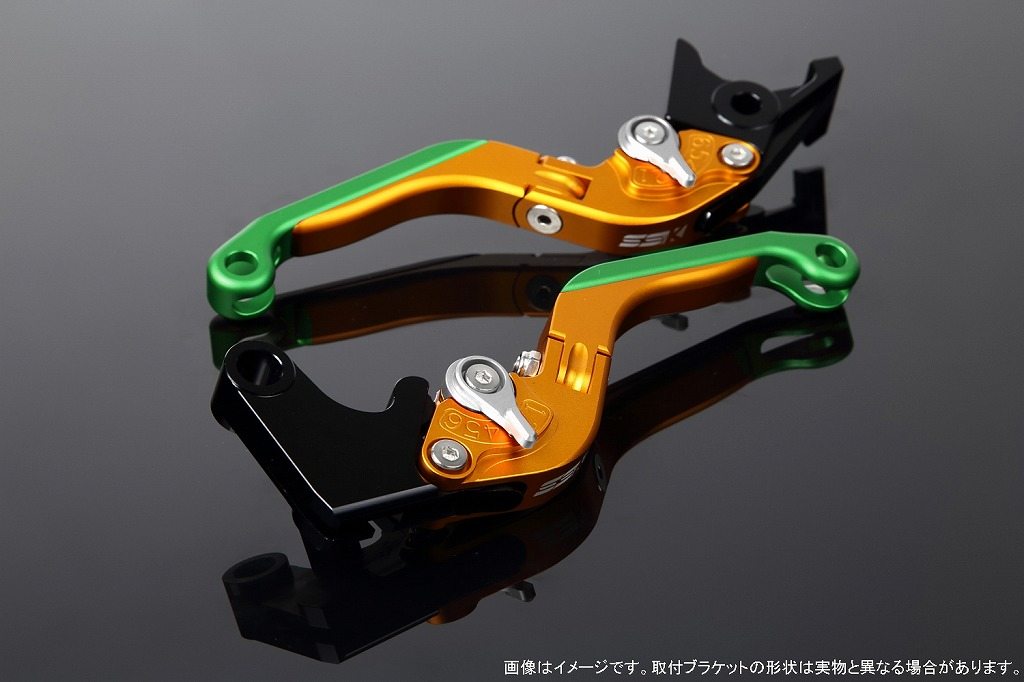 SPEEDRA スピードラ アルミビレットアジャストレバーセット 可倒延長式 125DUKEデューク 200DUKEデューク 250DUKEデューク 390DUKEデューク RC125 RC200 RC250 RC390 KTM ブレーキ・クラッチレバーセット ハンドル周辺パーツ ハンドル レバー本体カラー：マットゴールド