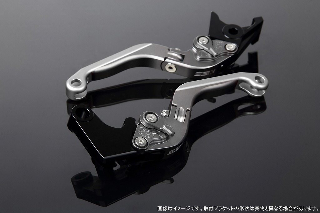 SPEEDRA スピードラ アルミビレットアジャストレバーセット 可倒延長式 125DUKEデューク 200DUKEデューク 250DUKEデューク 390DUKEデューク RC125 RC200 RC250 RC390 KTM ブレーキ・クラッチレバーセット ハンドル周辺パーツ ハンドル レバー本体カラー：マットチタン