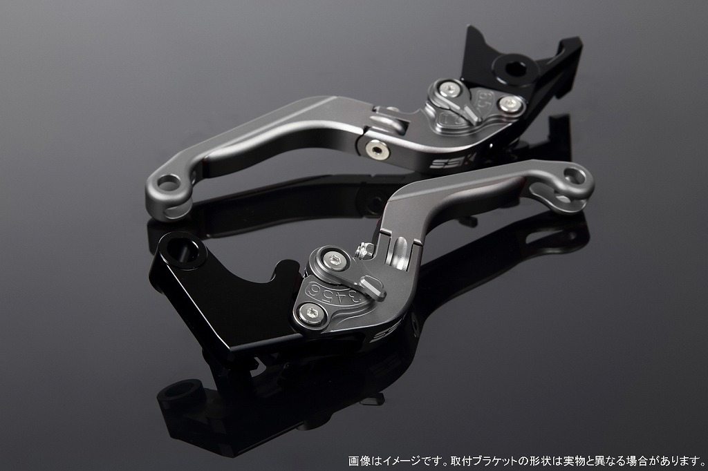 SPEEDRA スピードラ アルミビレットアジャストレバーセット 可倒延長式 125DUKEデューク 200DUKEデューク 250DUKEデューク 390DUKEデューク RC125 RC200 RC250 RC390 KTM ブレーキ・クラッチレバーセット ハンドル周辺パーツ ハンドル レバー本体カラー：マットチタン
