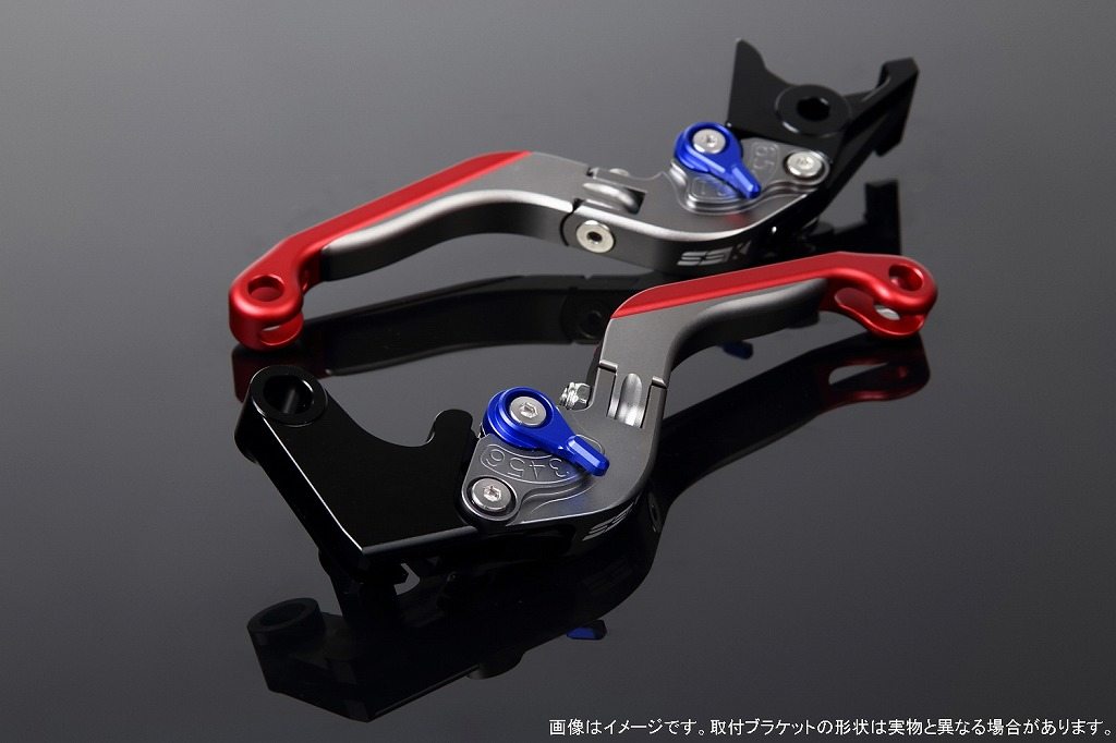 SPEEDRA スピードラ アルミビレットアジャストレバーセット 可倒延長式 125DUKEデューク 200DUKEデューク 250DUKEデューク 390DUKEデューク RC125 RC200 RC250 RC390 KTM ブレーキ・クラッチレバーセット ハンドル周辺パーツ ハンドル レバー本体カラー：マットチタン