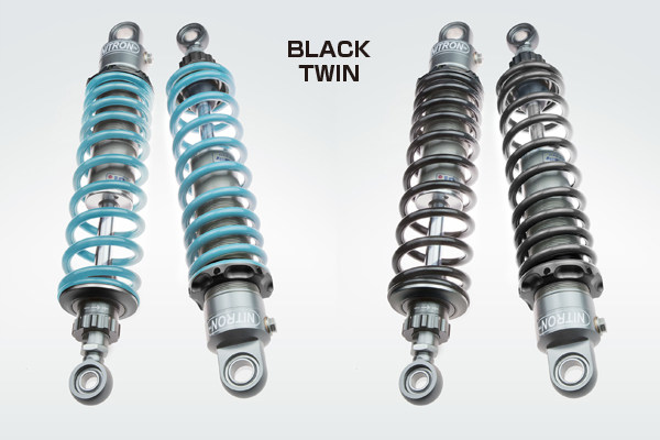 NITRON ナイトロン リアサスペンションツインショック TWIN R1シリーズ シグナスX YAMAHA ヤマハ リアサスペンション サスペンション 足回り テーマカラー：ブラック / スプリングカラー：ブラック / ダンパーロッドコーティング(DLC)：なし｜ウェビック　店