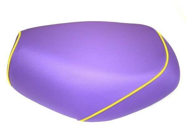 GRONDEMENT グロンドマン 国産シートカバー 被せタイプ シグナス D 4TG 4KP YAMAHA ヤマハ シートカバー シート関連 外装 カラー：パープル/黄色パイピング｜ウェビック　店