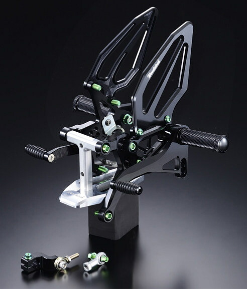 WOODSTOCK ウッドストック バックステップキット βチタニウムボルトバージョン ニンジャ H2 KAWASAKI カワサキ バックステップ ステップ 足回り キャップボルトカラー:プレーン(表面処理なし)
