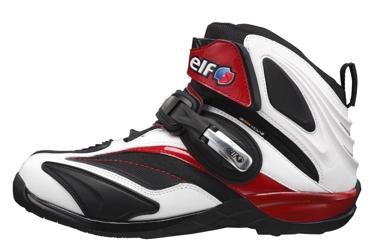 elf shoes エルフシューズ SYNTHESE14［シンテーゼ14 ホワイト／レッド］ライディングシューズ ライディングシューズ フットウェア｜ウェビック　店