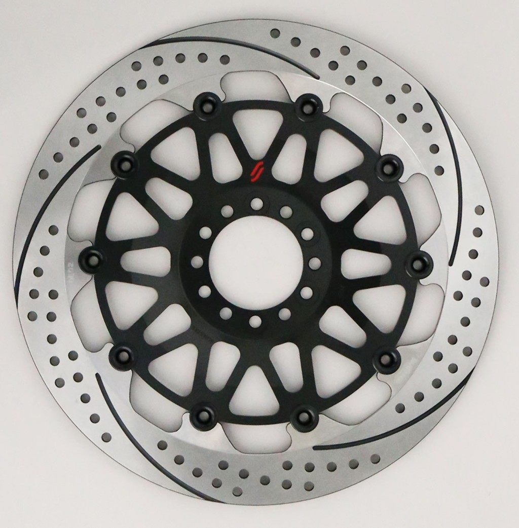 SUNSTAR サンスター PREMIUM RACING [プレミアムレーシング] フロントディスクローター RSV4 1100 FACTORY RF RR TUONO V4 APRILIA アプリリア ブレーキディスクローター ブレーキ 右用 / ピンカラー：ブラック / フローティングタイプ：セミフローティング