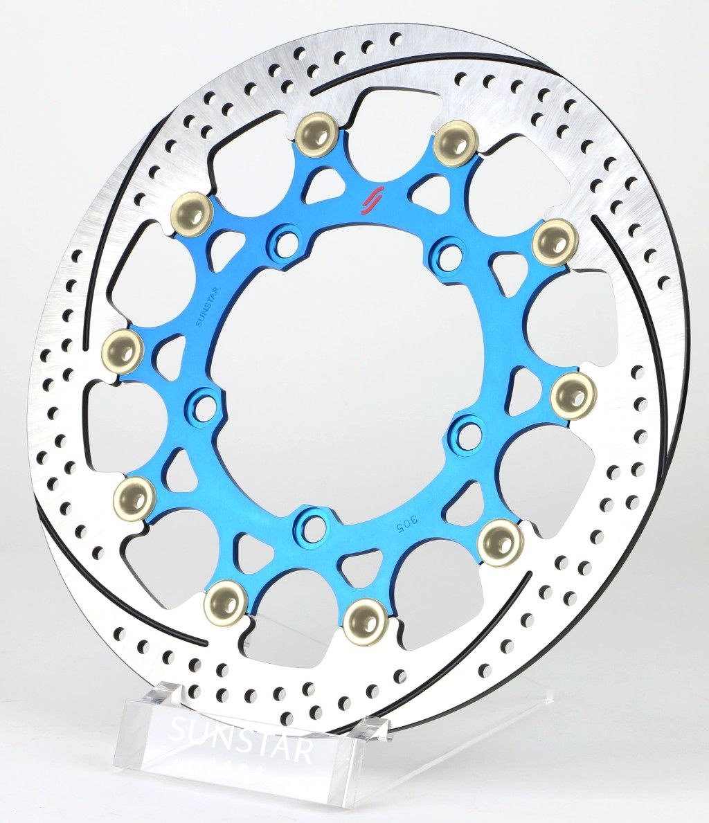 SUNSTAR サンスター PREMIUM RACING [プレミアムレーシング] フロントディスクローター G310GS G310R BMW ブレーキディスクローター ブレーキ ピンカラー：ハードアルマイト(自然発色) / フローティングタイプ：フルフローティング｜ウェビック　店