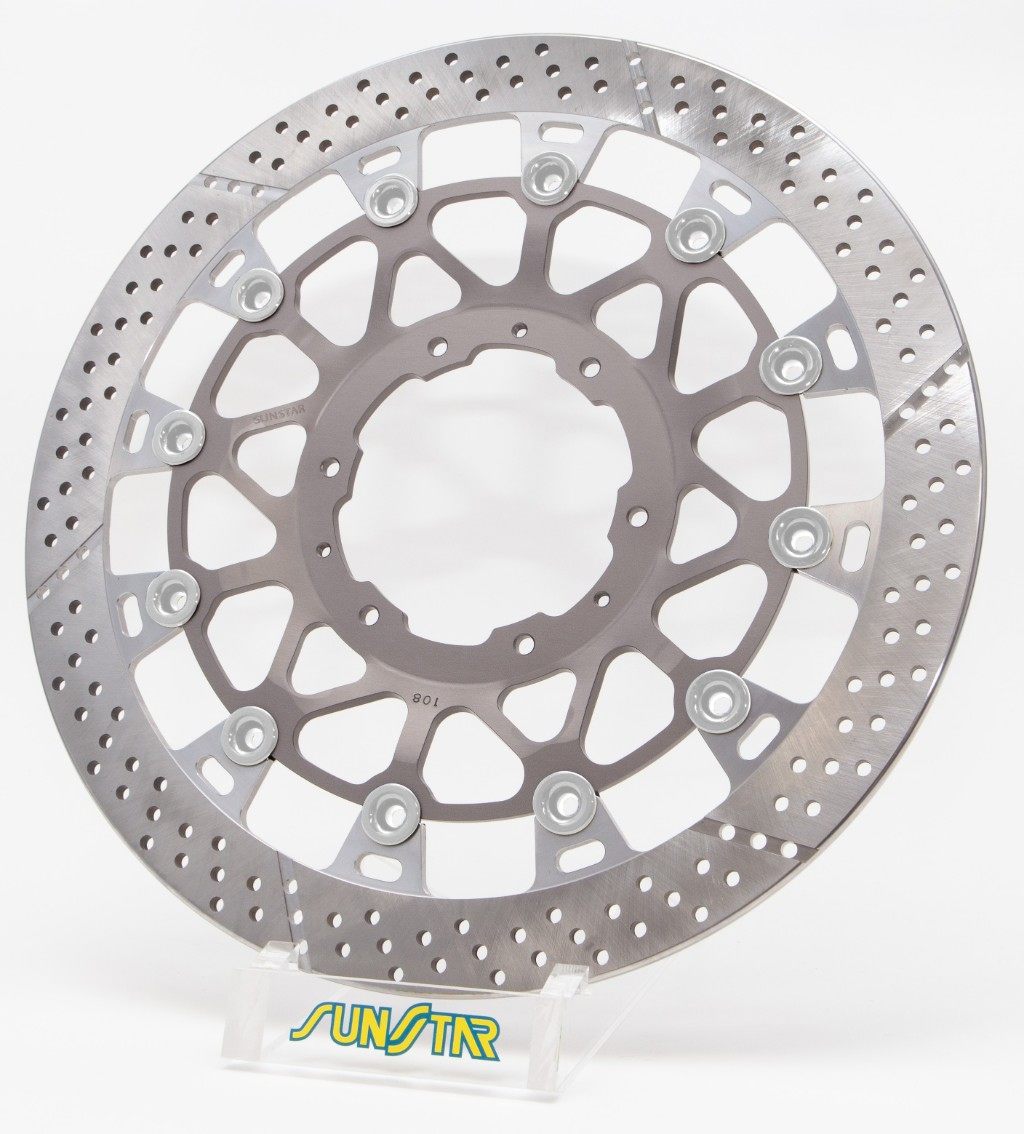 SUNSTAR サンスター WORKS EXPAND [ワークスエキスパンド] フロントディスクローター CBR929RR CBR954RR Fire Blade HONDA ホンダ ブレーキディスクローター ブレーキ 右用 / ピンカラー：シルバー / フローティングタイプ：セミフローティング