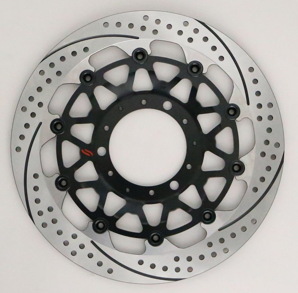 SUNSTAR サンスター プレミアムレーシング 'ホール＆スリットタイプ' フロントディスクローター CBR929RR CBR954RR HONDA ホンダ ブレーキディスクローター ブレーキ 取付位置：右用 / ピンカラー：ハードアルマイト(自然発色) 34,914円