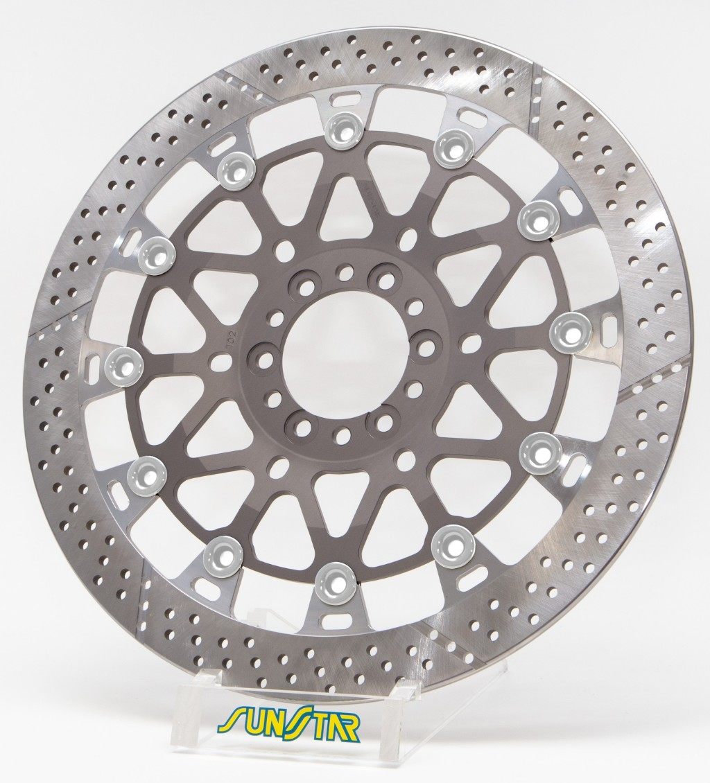 SUNSTAR サンスター WORKS EXPAND [ワークスエキスパンド] フロントディスクローター RSV4 1100 FACTORY RF RR TUONO V4 1190 RC8 RC8R APRILIA アプリリア KTM ブレーキディスクローター ブレーキ 右用 / ピンカラー：シルバー / フローティングタイプ：セミフローティング