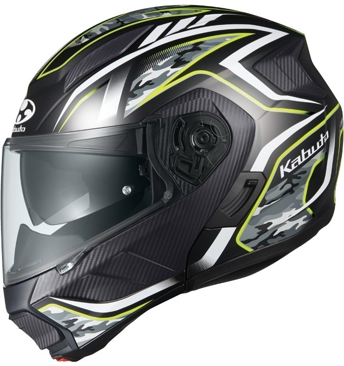 OGK KABUTO オージーケーカブト RYUKI ENERGY [リュウキ エナジー フラットブラックイエロー] ヘルメット システムヘルメット