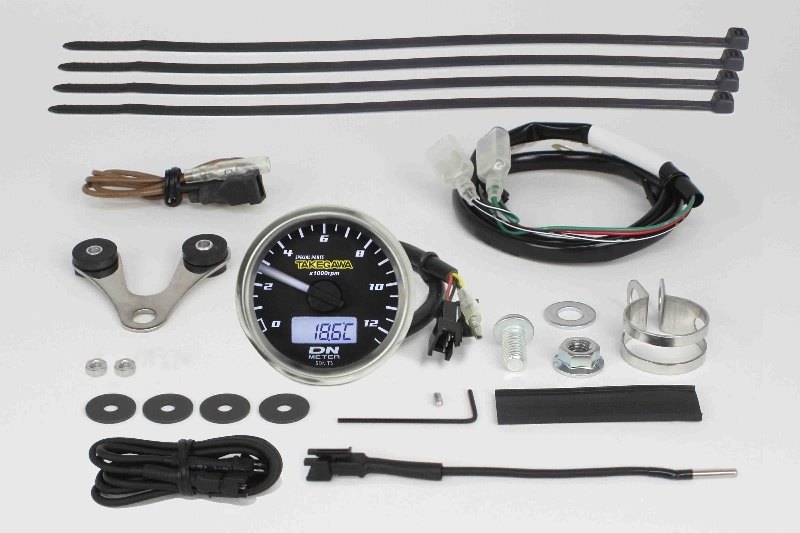 SP武川 SPタケガワ Φ48スモールDN タコメーターキット 12500RPM クロスカブ50 クロスカブ110 クロスカブ HONDA ホンダ 多機能タコ・スピードデジタルメーター メーター・インジケーター関係 電装系