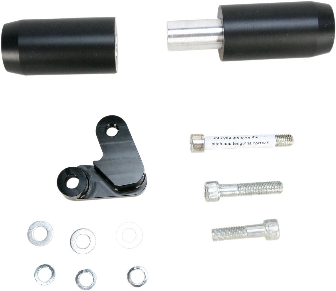 POWERSTANDS RACING パワースタンズレーシング FRAME SLIDERS KAW BK [0505-1229] ZX-10R Ninja KAWASAKI カワサキ エンジンスライダー・フレームスライダー フレーム｜ウェビック　店