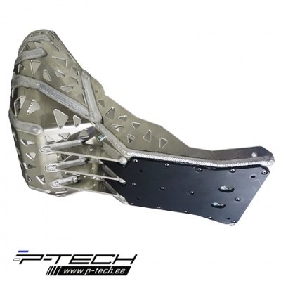 P-TECH ピーテック スキッド+チャンバーガード EXC250 EXC300 XC250 XC300 KTM アンダーガード・スキッドプレート フレーム｜ウェビック　店 39,050円
