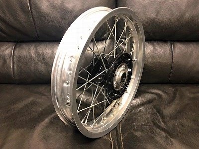 部品屋K&W 16インチ フロントホイールキット アルミリム W400 W650 KAWASAKI カワサキ ホイール ホイール関連 足回り