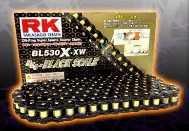 RK JAPAN RKジャパン BLブラックスケールシリーズチェーン BL525X-XW APRILIA アプリリア BMW DUCATI ドゥカティ HONDA ホンダ KAWASAKI カワサキ KTM SUZUKI スズキ トライアンフ YAMAHA ヤマハ チェーン 駆動系 リンク数：94