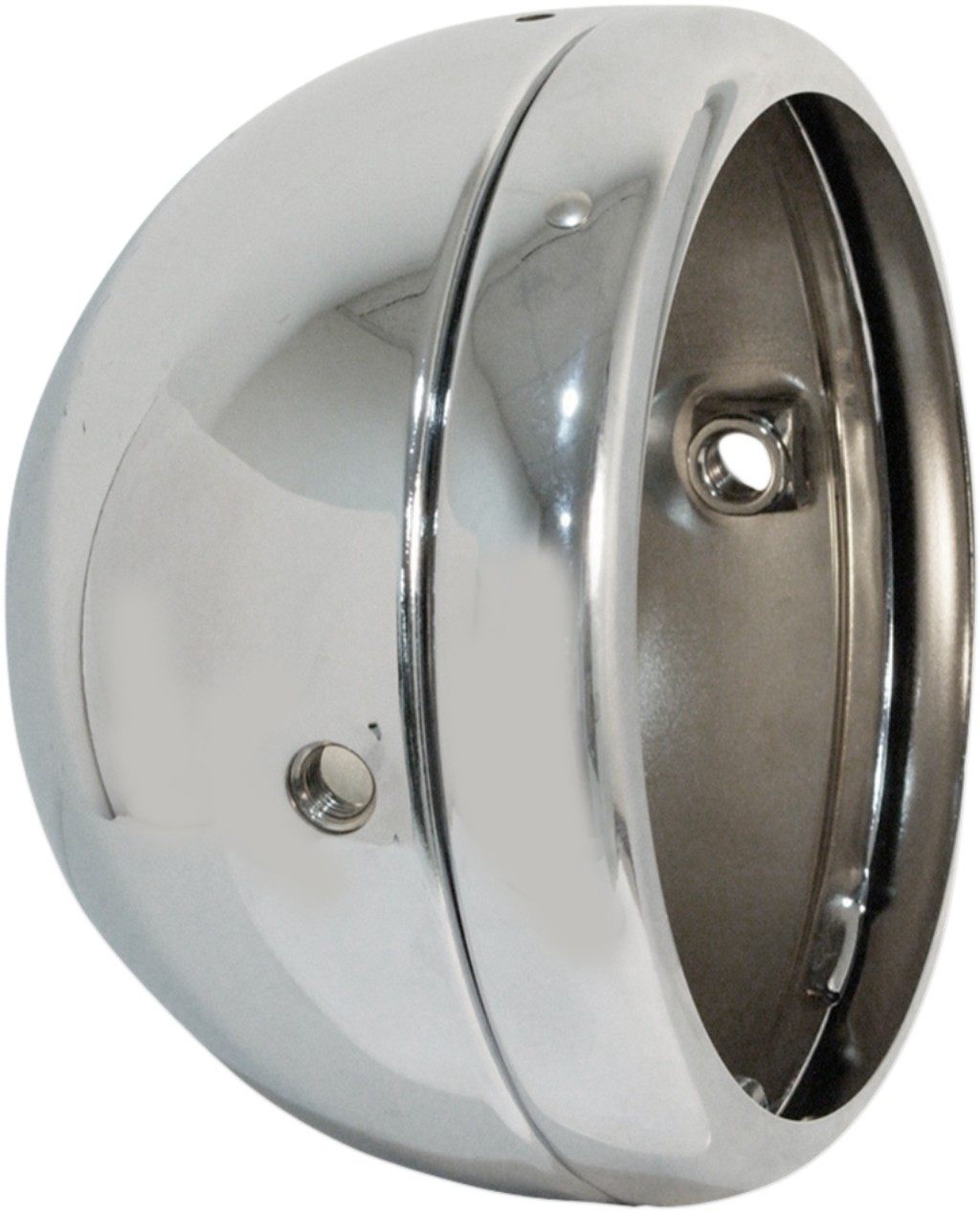 EMGO エムゴ HEADLIGHT SHELL 5 3／4 ヘッドライト 灯火類 電装系 Housing／Stem Color：Chrome [2001-1183]