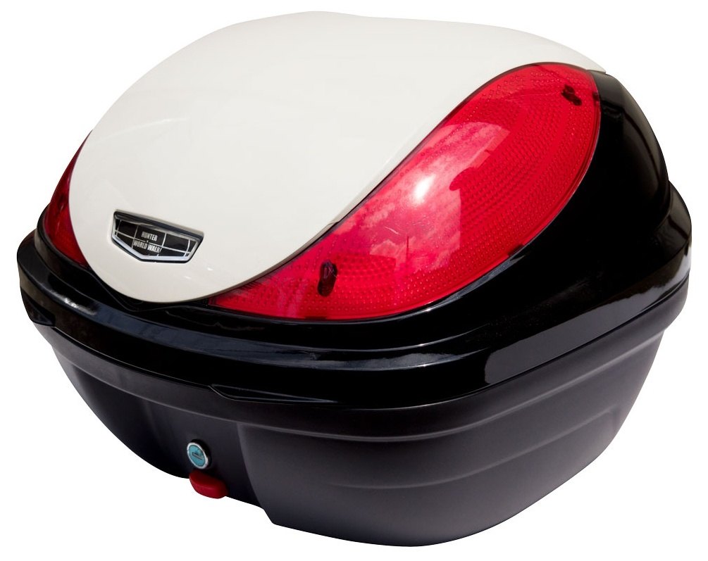 World Walk ワールドウォーク リアボックス 32L スーパーカブC125 HONDA ホンダ トップケース・テールボックス 車体用バッグ・ケース カラー：【ブラック】パールシャイニングブラック×パールシュガーケーンベージュ