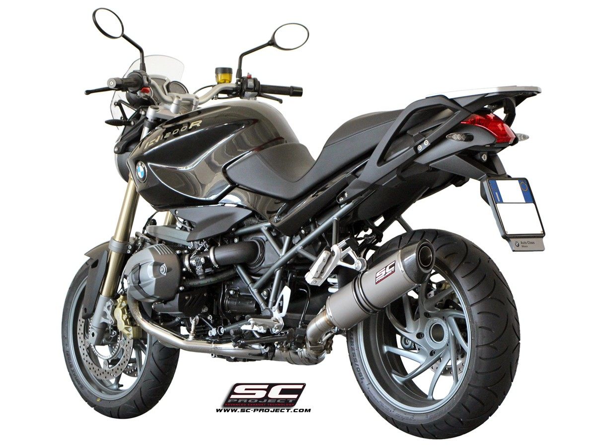 SC-PROJECT SCプロジェクト オーバルスリップオン サイレンサー R1200R BMW スリップオンマフラー マフラー サイレンサータイプ：チタンサイレンサー