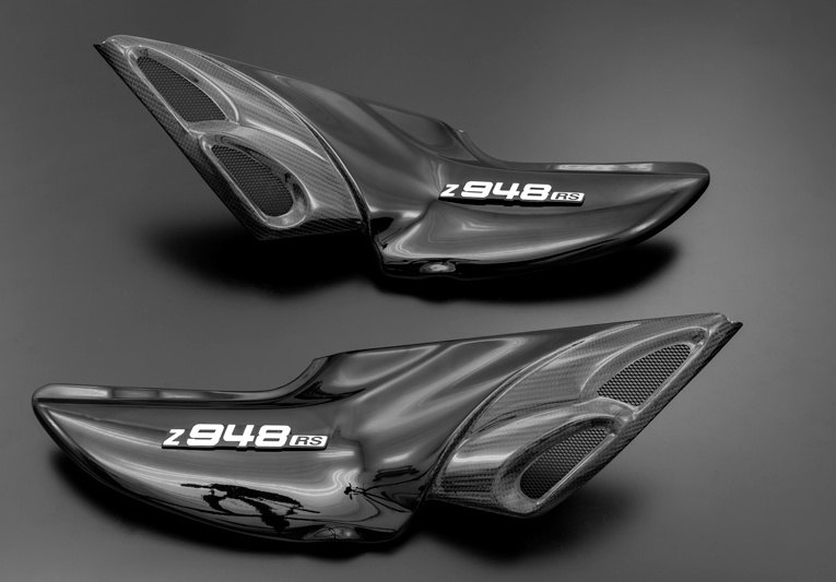 ARCHI アーキ Double Bubble Intake (D.B.I./ダブル・バブル・インテーク) Z900RS Cafe KAWASAKI カワサキ エアスクープ・エアダクト 外装 カラー:未塗装