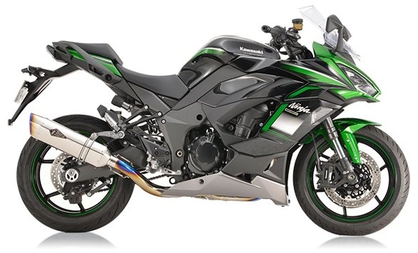 r’s gear アールズギア リアルスペック シングルSタイプ フルエキゾーストマフラー Ninja 1000SX KAWASAKI カワサキ マフラー