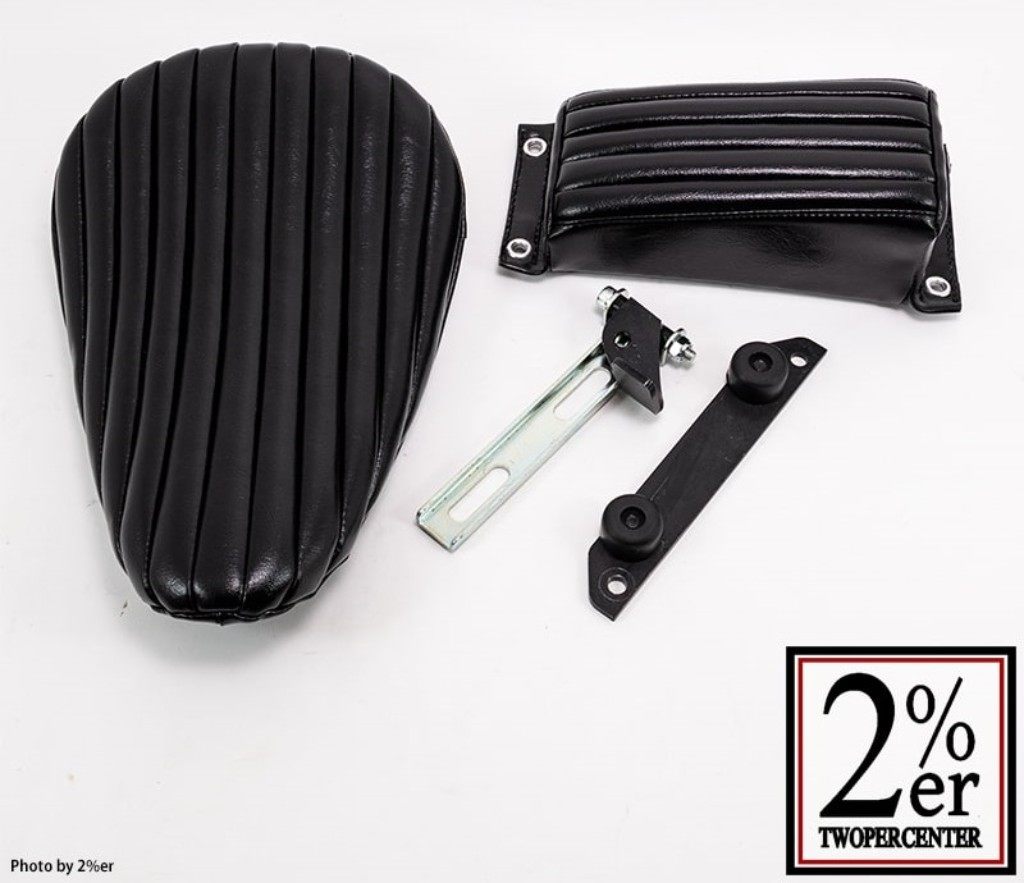 2%er ツーパーセンター ソロサドルシートキット ピリオンパッドセット SR400 SR500 YAMAHA ヤマハ シート シート関連 外装｜ウェビック　店
