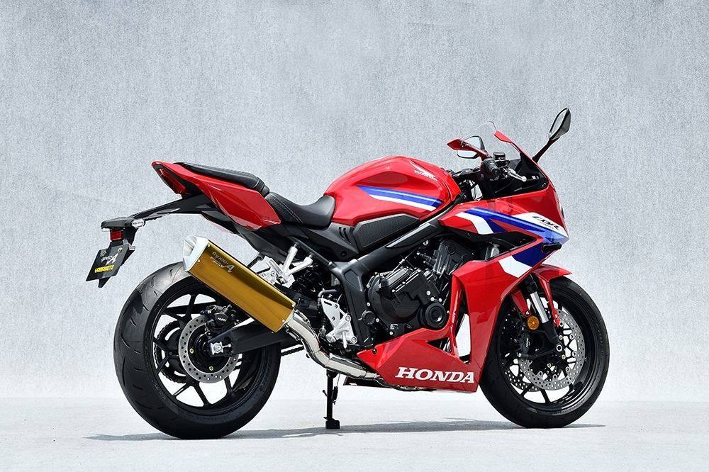 YAMAMOTO RACING ヤマモトレーシング TI4-2-1 TYPE-SA CBR650R E-CLutch HONDA ホンダ フルエキゾーストマフラー マフラー サイレンサータイプ：ゴールド｜ウェビック　店