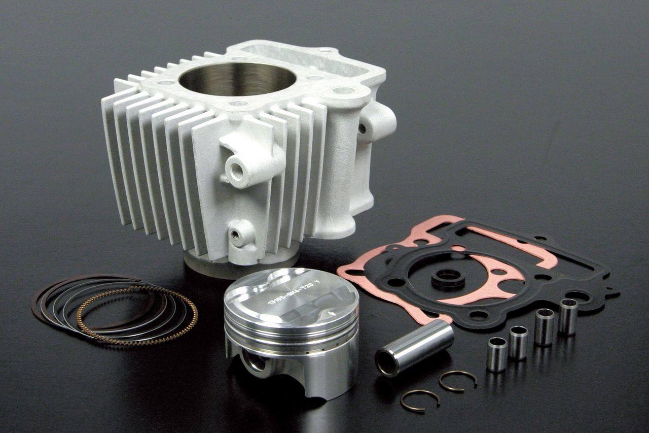 SP武川 SPタケガワ スーパーヘッド4V＋R 124cc用鍛造ピストン＆シリンダー モンキー ゴリラ CRF50F CRF70F XR50R競技用 XR70R HONDA ホンダ ピストン エンジンパーツ エンジン