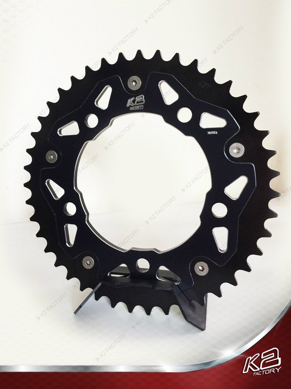 K2 Factory Brand ケーツーファクトリーブランド SPROCKET FOR CB650F リアスプロケット スチール＆アルミニウム HONDA ホンダ ドリブンスプロケット・リアスプロケット 駆動系 丁数：43T / カラー：Glod｜ウェビック　店